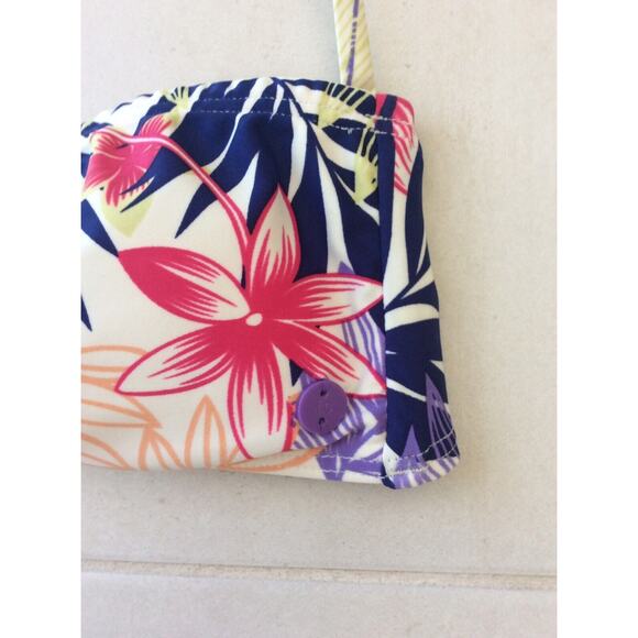 French Connection Bikini Swimwear Multicolor Floral Swimsuit - Picture 3 of 11